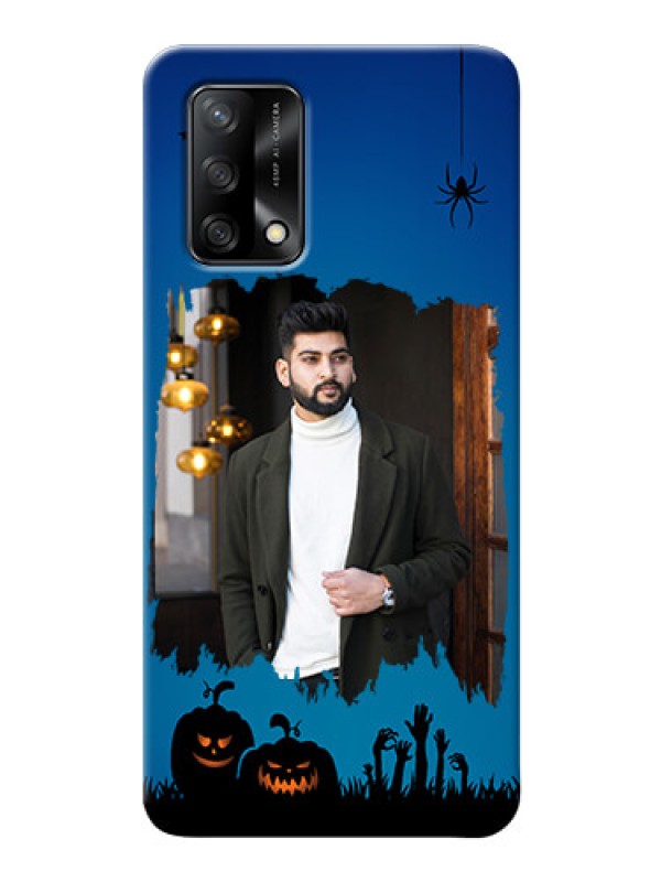 Custom Oppo F19s mobile cases online with pro Halloween design 