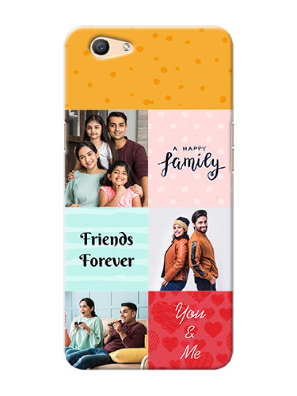Custom Oppo F1s 4 image holder with multiple quotations Design