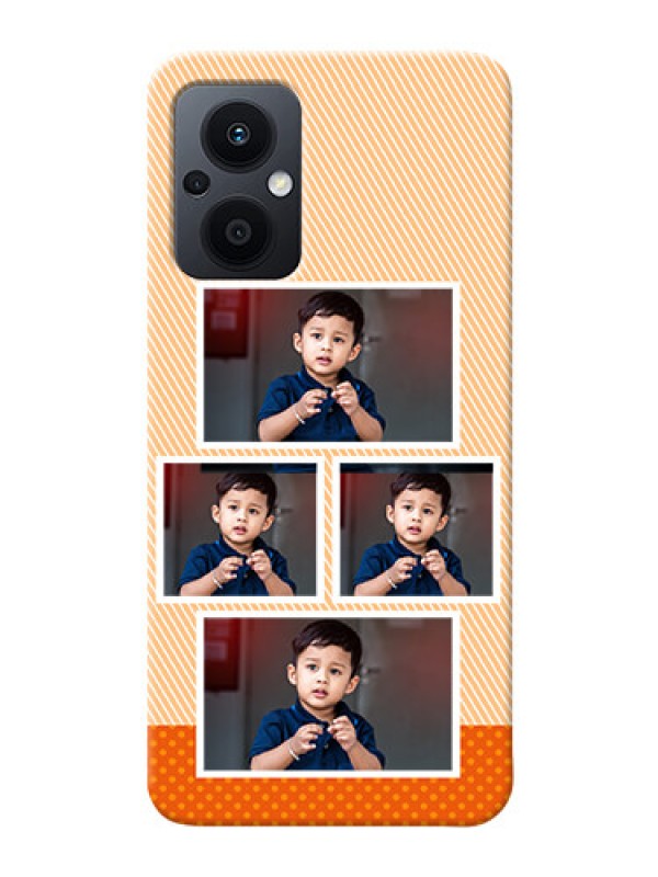 Custom Oppo F21 Pro 5G Mobile Back Covers: Bulk Photos Upload Design