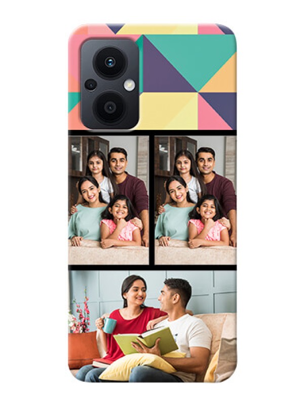 Custom Oppo F21 Pro 5G personalised phone covers: Bulk Pic Upload Design