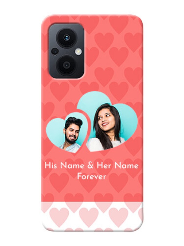 Custom Oppo F21 Pro 5G personalized phone covers: Couple Pic Upload Design