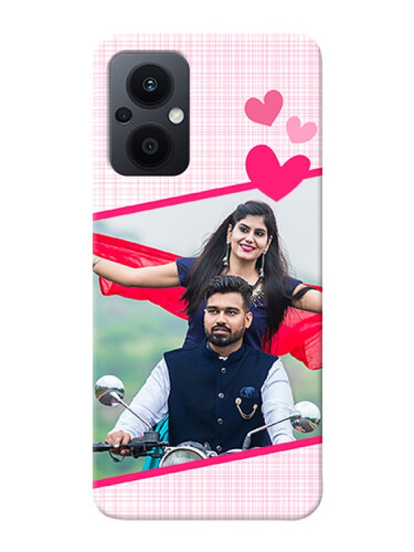 Custom Oppo F21 Pro 5G Personalised Phone Cases: Love Shape Heart Design