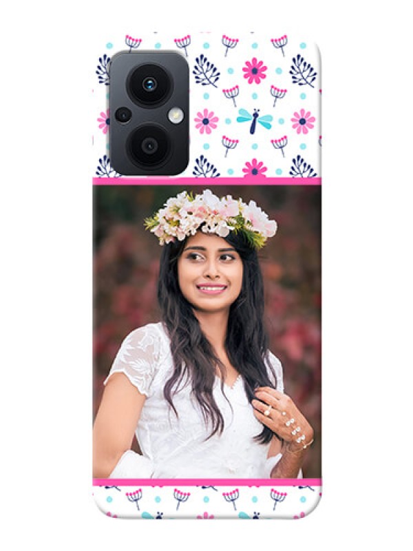 Custom Oppo F21 Pro 5G Mobile Covers: Colorful Flower Design