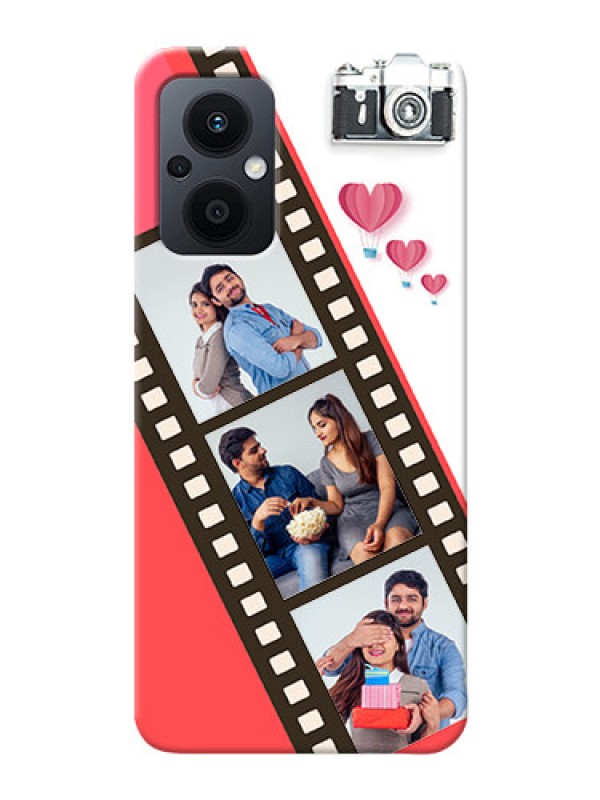 Custom Oppo F21 Pro 5G custom phone covers: 3 Image Holder with Film Reel