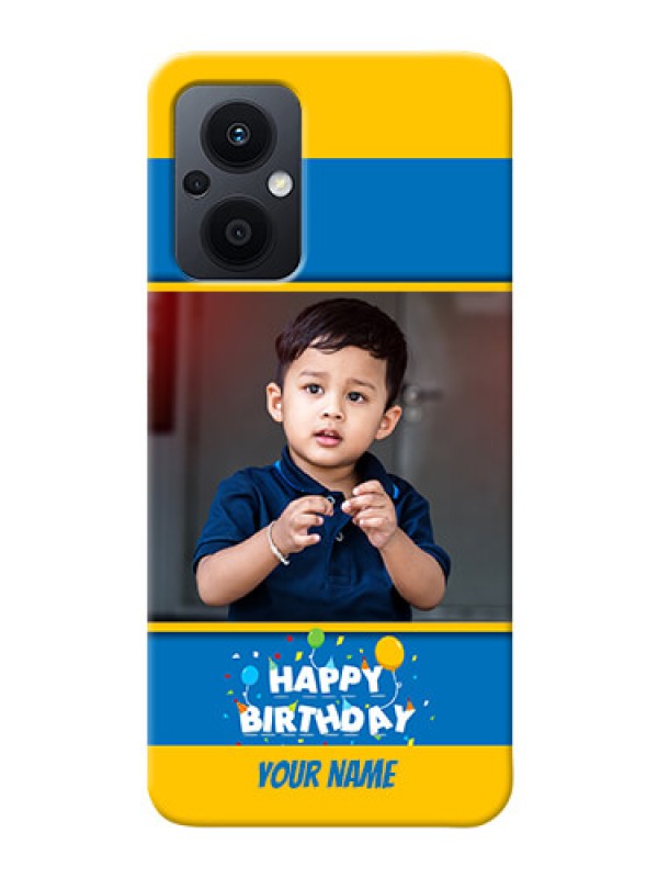 Custom Oppo F21 Pro 5G Mobile Back Covers Online: Birthday Wishes Design