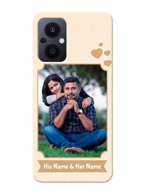Custom Oppo F21 Pro 5G mobile phone cases with confetti love design 