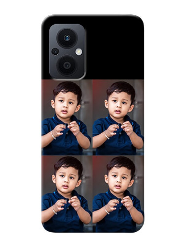 Custom Oppo F21 Pro 5G 4 Image Holder on Mobile Cover