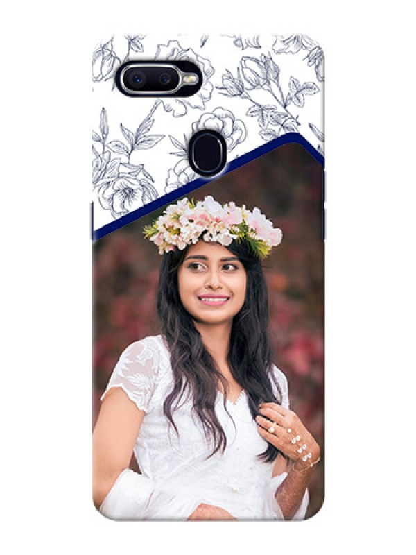 Custom Oppo F9 Pro Floral Mobile Cover Design