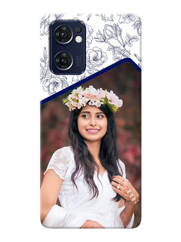 Custom Reno 7 5G Phone Cases: Premium Floral Design