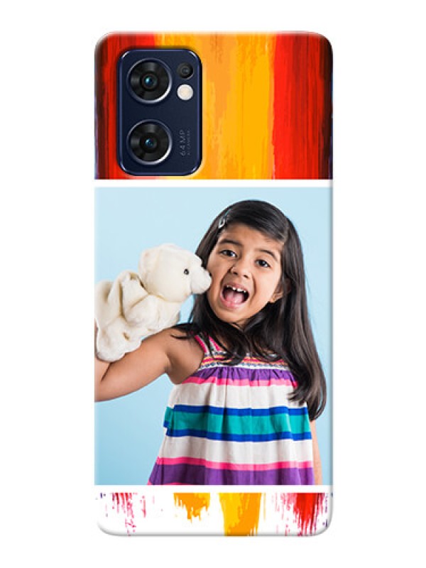 Custom Reno 7 5G custom phone covers: Multi Color Design