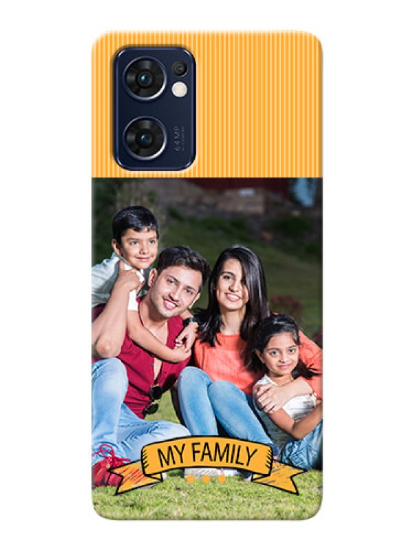 Custom Reno 7 5G Personalized Mobile Cases: My Family Design