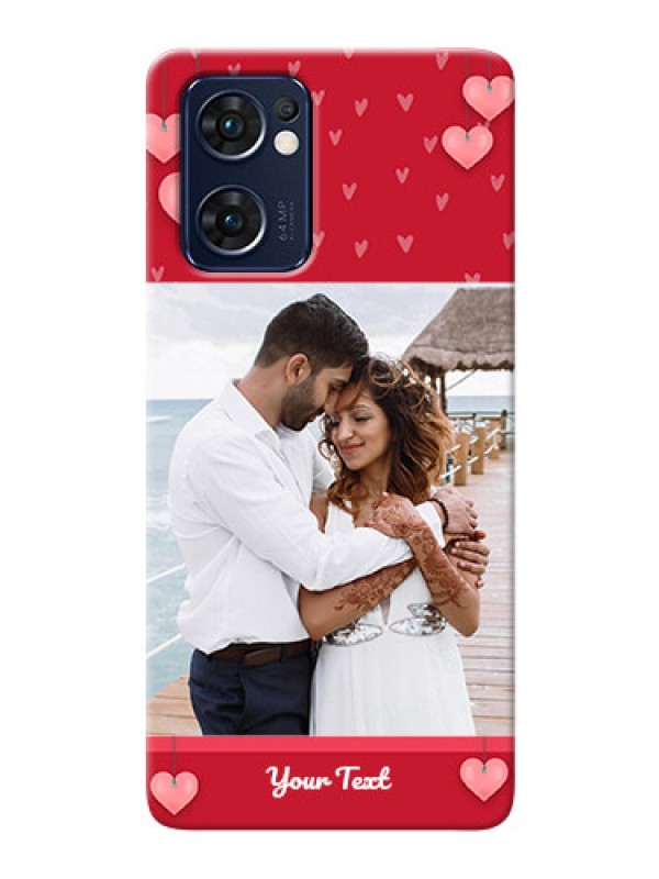 Custom Reno 7 5G Mobile Back Covers: Valentines Day Design
