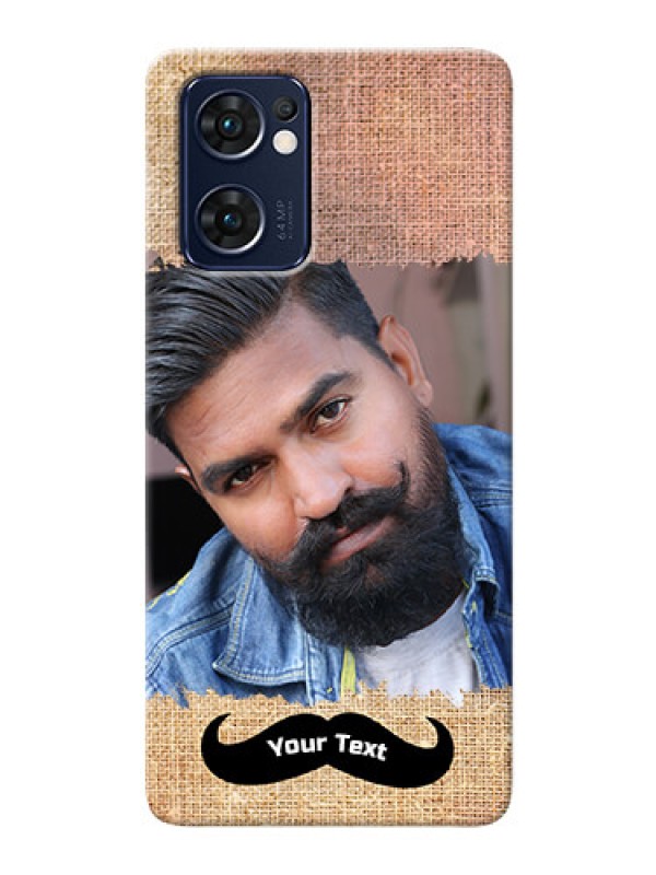 Custom Reno 7 5G Mobile Back Covers Online with Texture Design