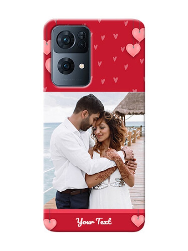 Custom Reno 7 Pro 5G Mobile Back Covers: Valentines Day Design