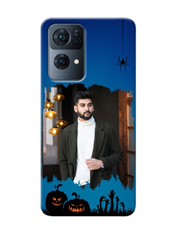 Custom Reno 7 Pro 5G mobile cases online with pro Halloween design 