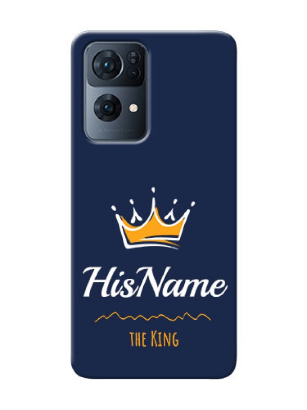 Custom Reno 7 Pro 5G King Phone Case with Name