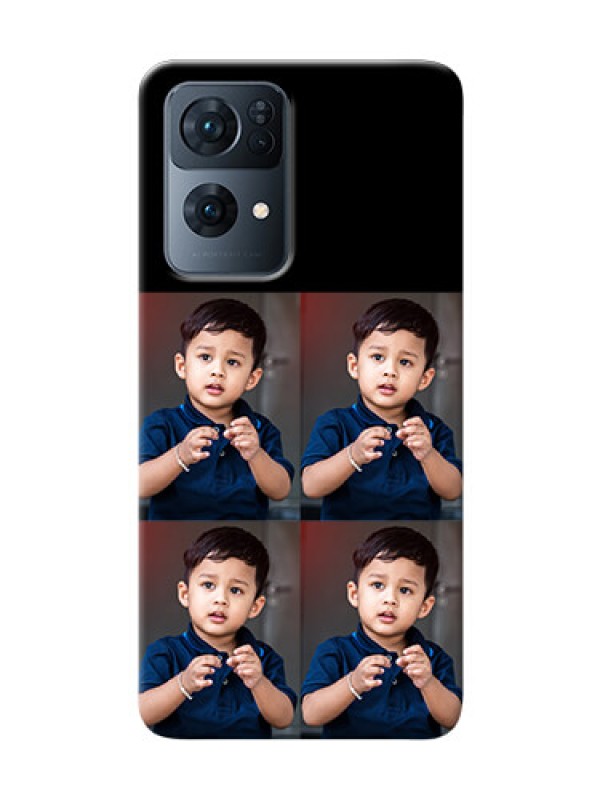 Custom Reno 7 Pro 5G 4 Image Holder on Mobile Cover