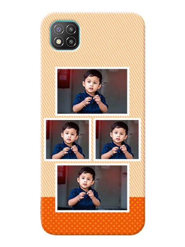 Custom Poco C3 Mobile Back Covers: Bulk Photos Upload Design