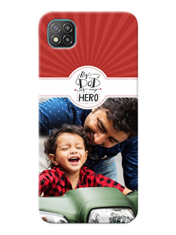 Custom Poco C3 custom mobile phone cases: My Dad Hero Design