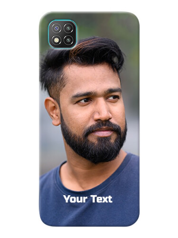 Custom Poco C3 Mobile Cover: Photo with Text