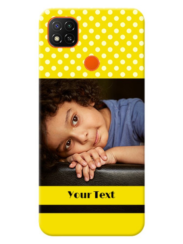Custom Poco C31 Custom Mobile Covers: Bright Yellow Case Design