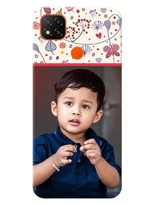 Custom Poco C31 phone back covers: Premium Floral Design