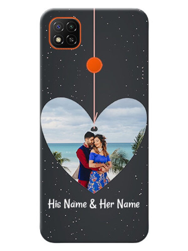 Custom Poco C31 custom phone cases: Hanging Heart Design