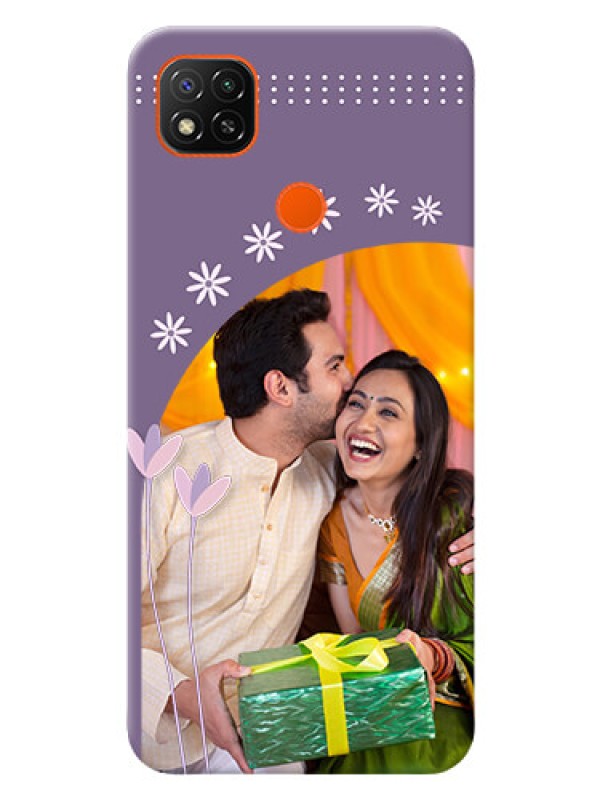 Custom Poco C31 Phone covers for girls: lavender flowers design 