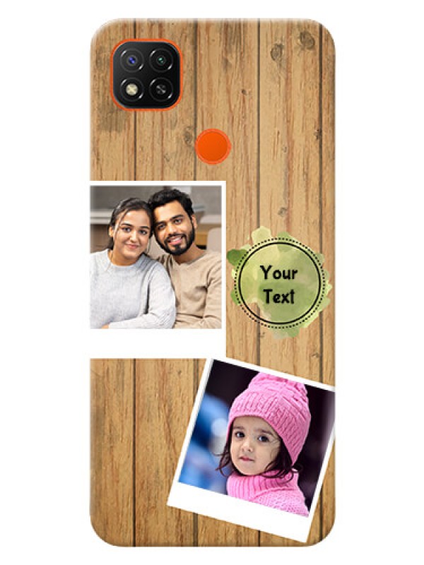 Custom Poco C31 Custom Mobile Phone Covers: Wooden Texture Design