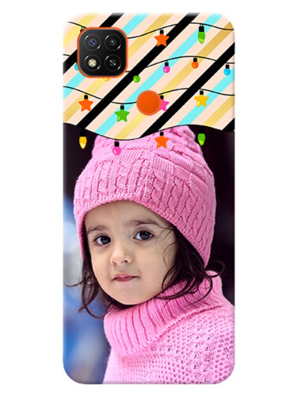Custom Poco C31 Personalized Mobile Covers: Lights Hanging Design
