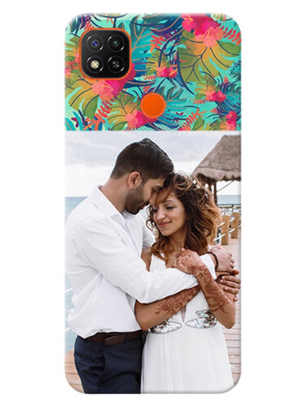 Custom Poco C31 Personalized Phone Cases: Watercolor Floral Design
