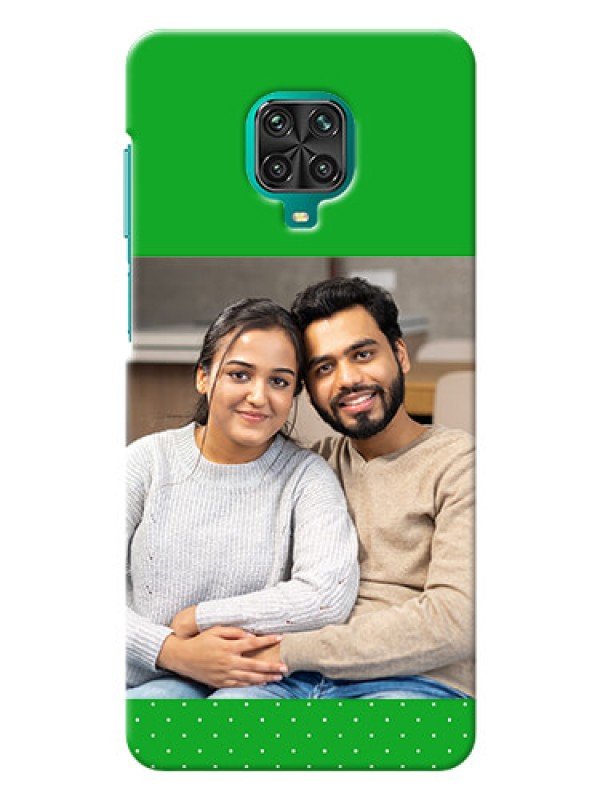Custom Poco M2 Pro Personalised mobile covers: Green Pattern Design