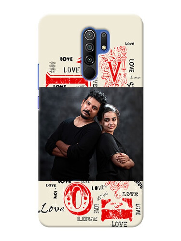 Custom Poco M2 Reloaded mobile cases online: Trendy Love Design Case