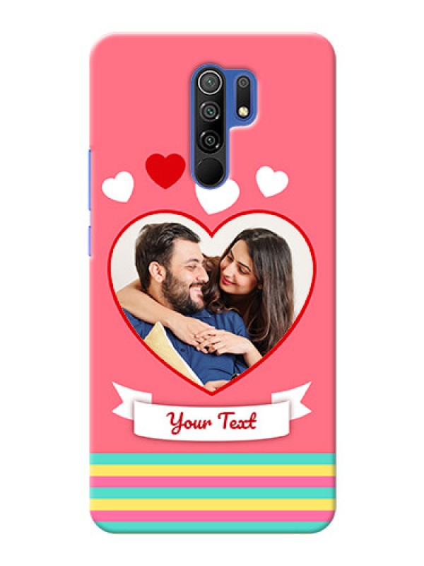 Custom Poco M2 Reloaded Personalised mobile covers: Love Doodle Design