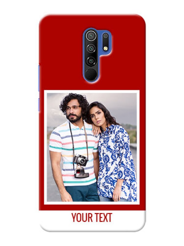 Custom Poco M2 Reloaded mobile phone covers: Simple Red Color Design