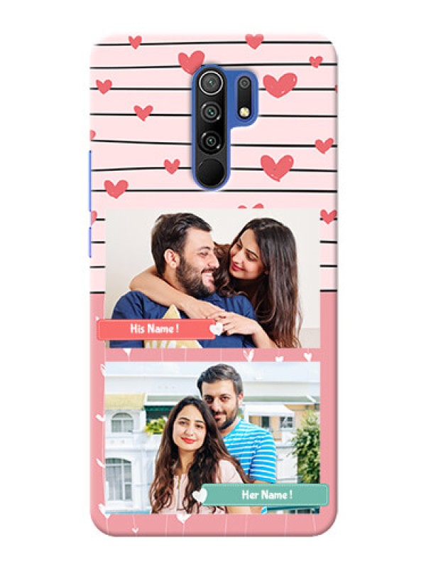 Custom Poco M2 Reloaded custom mobile covers: Photo with Heart Design