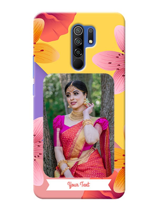 Custom Poco M2 Reloaded Mobile Covers: 3 Image With Vintage Floral Design