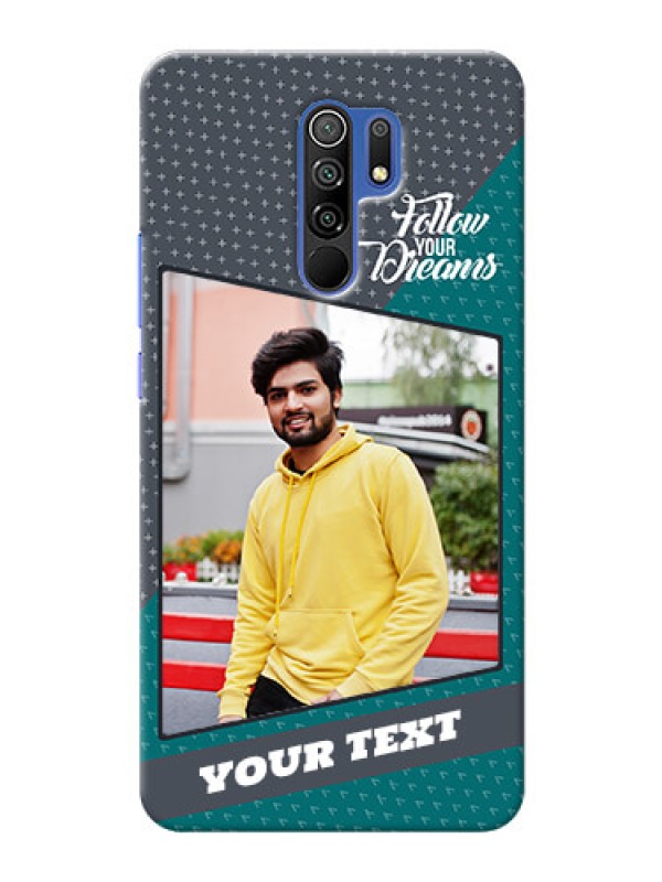 Custom Poco M2 Reloaded Back Covers: Background Pattern Design with Quote