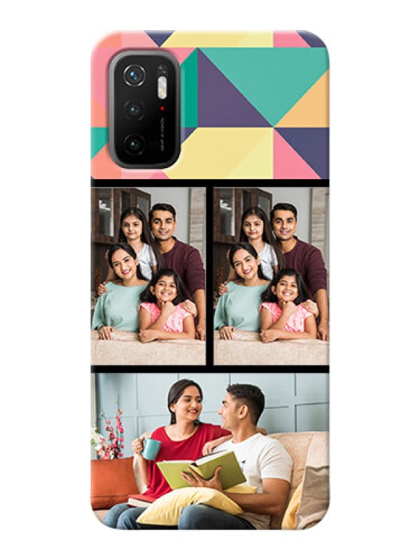 Custom Poco M3 Pro 5G personalised phone covers: Bulk Pic Upload Design