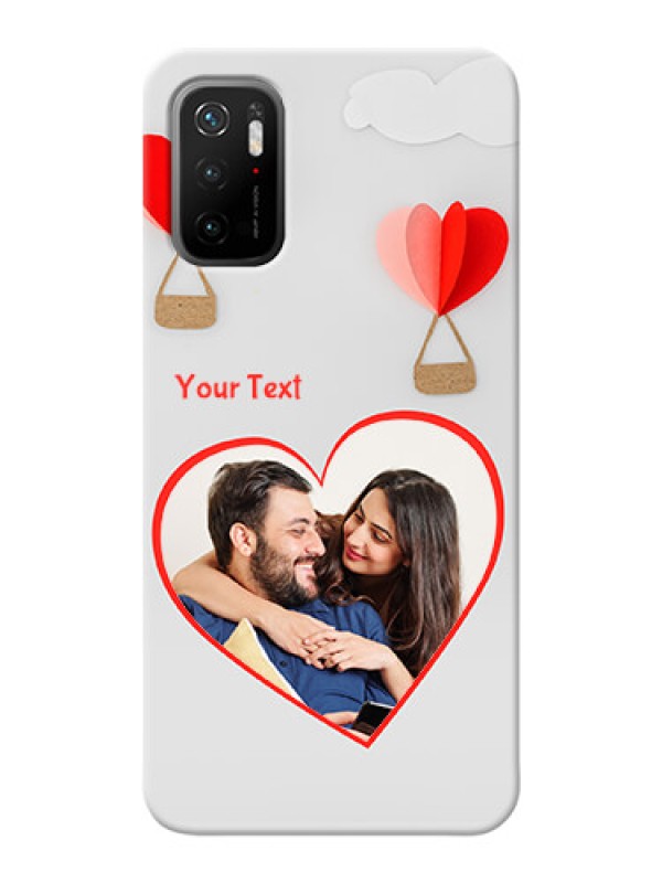 Custom Poco M3 Pro 5G Phone Covers: Parachute Love Design