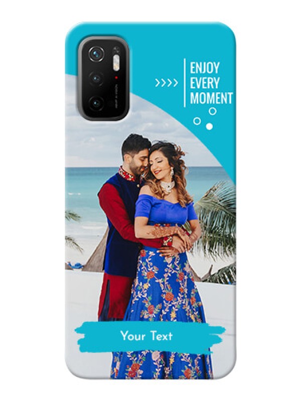 Custom Poco M3 Pro 5G Personalized Phone Covers: Happy Moment Design