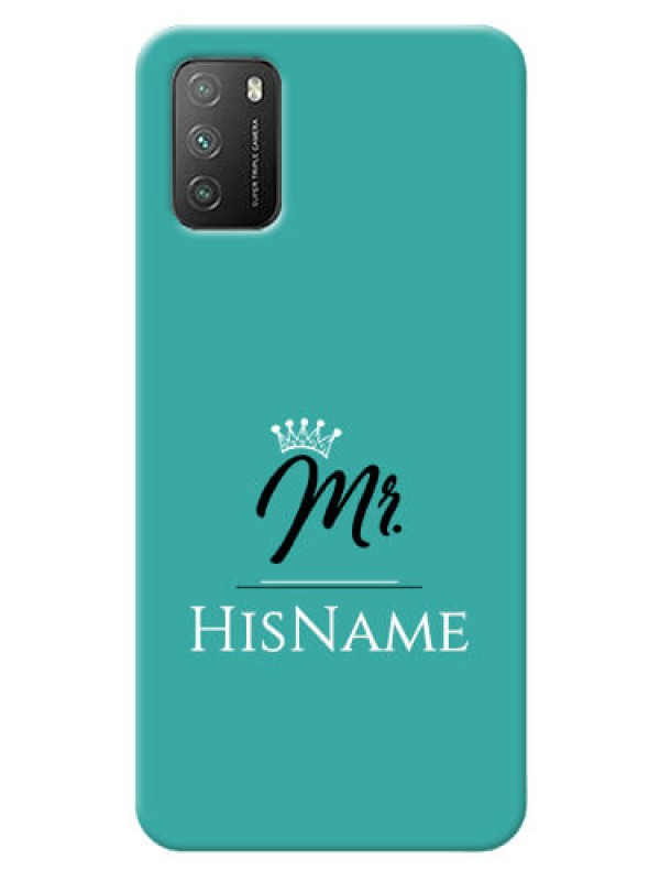 Custom Poco M3 Custom Phone Case Mr with Name