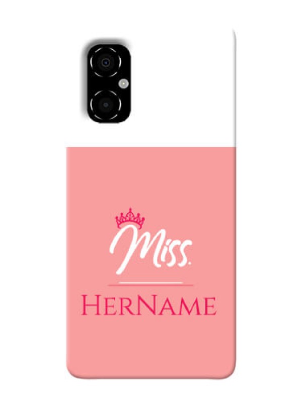 Custom Poco M4 5G Custom Mobile Cover for Miss with Name