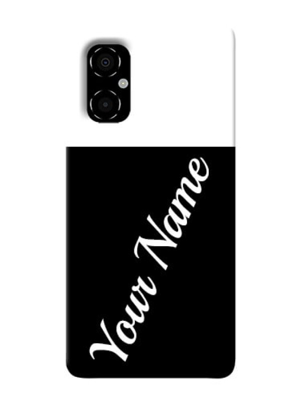 Custom Poco M4 5G Mobile Cover with Your Name