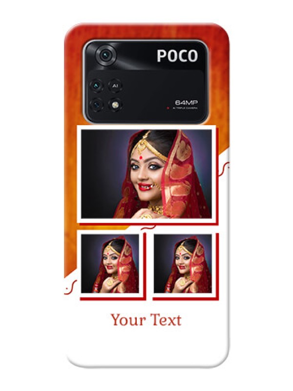 Custom Poco M4 Pro 4G Personalised Phone Cases: Wedding Memories Design 