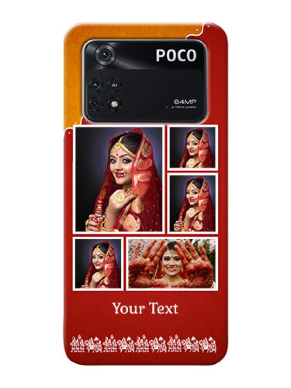 Custom Poco M4 Pro 4G customized phone cases: Wedding Pic Upload Design
