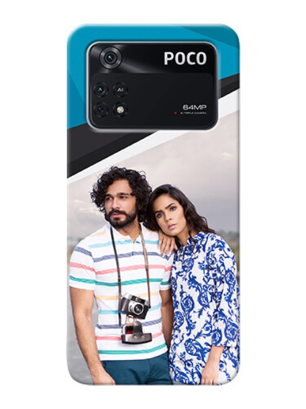 Custom Poco M4 Pro 4G Back Covers: Simple Pattern Photo Upload Design