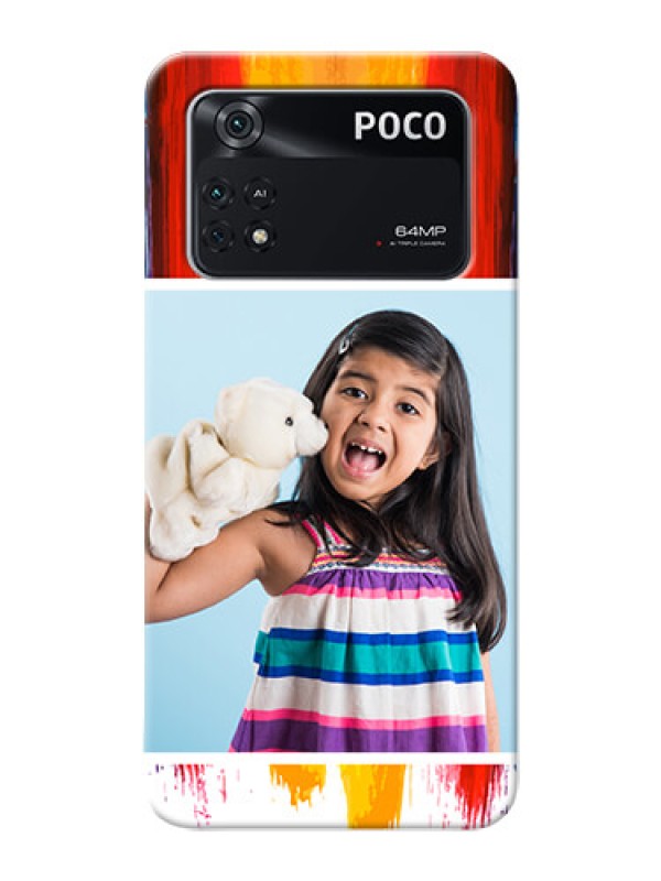 Custom Poco M4 Pro 4G custom phone covers: Multi Color Design