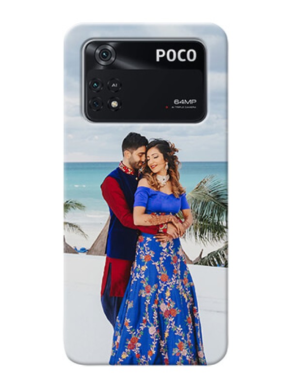 Custom Poco M4 Pro 4G Custom Mobile Cover: Upload Full Picture Design