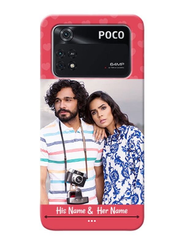 Custom Poco M4 Pro 4G Mobile Cases: Simple Love Design